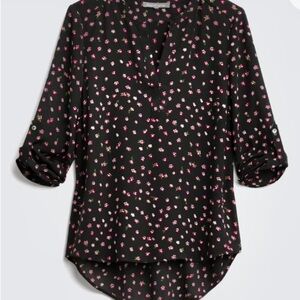 🌹DANIEL RAINN KODA SPLIT NECK BLOUSE - SIZE MEDIUM 🌹